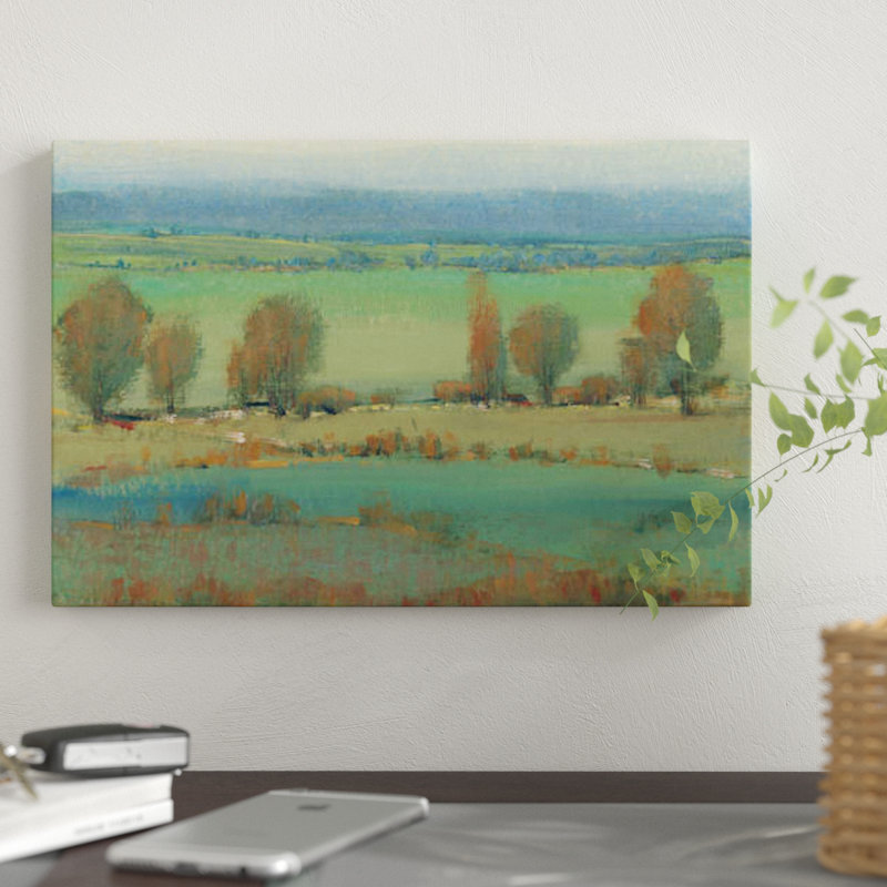 « flat terrain ii », reproduction de photo sur toile, H 12 po x l 18 po x P 1,5 po, Toile tendue, Pas de tapis