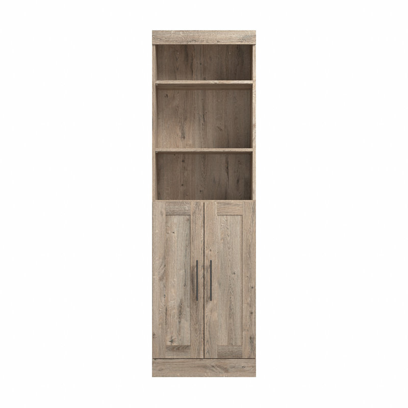 Tour pour garde-robe l 25 po Arlex, Brun rustique, H 83,66 po x l 25 po x P 18,19 po