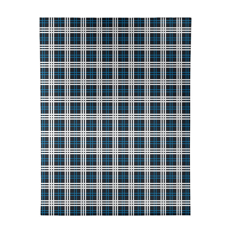 Plaid Indoor Rug, Rectangle 9' x 12'