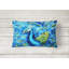 Coussin décoratif d’intérieur/d’extérieur peacock