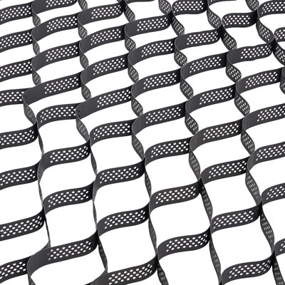 Ground Grid 3-Inch Depth Geocell Grid 17.06x8.86 FT / 5200x2700 mm for Gravel