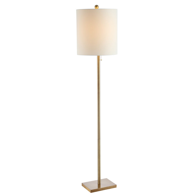 Glenna 61'' Brass Gold Traditional Floor Lamp