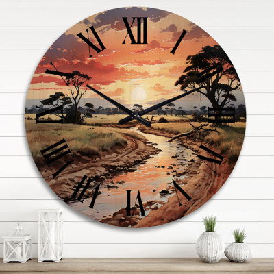 Horloge murale Radhika