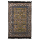 Burano Hand Knotted Wool Geometric Area Rug