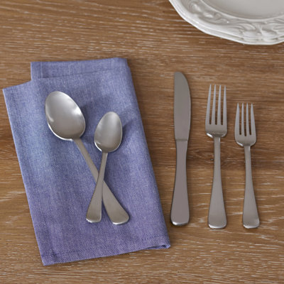 Charlton Home® Adalynn Stainless Steel Flatware Set - Service for 4