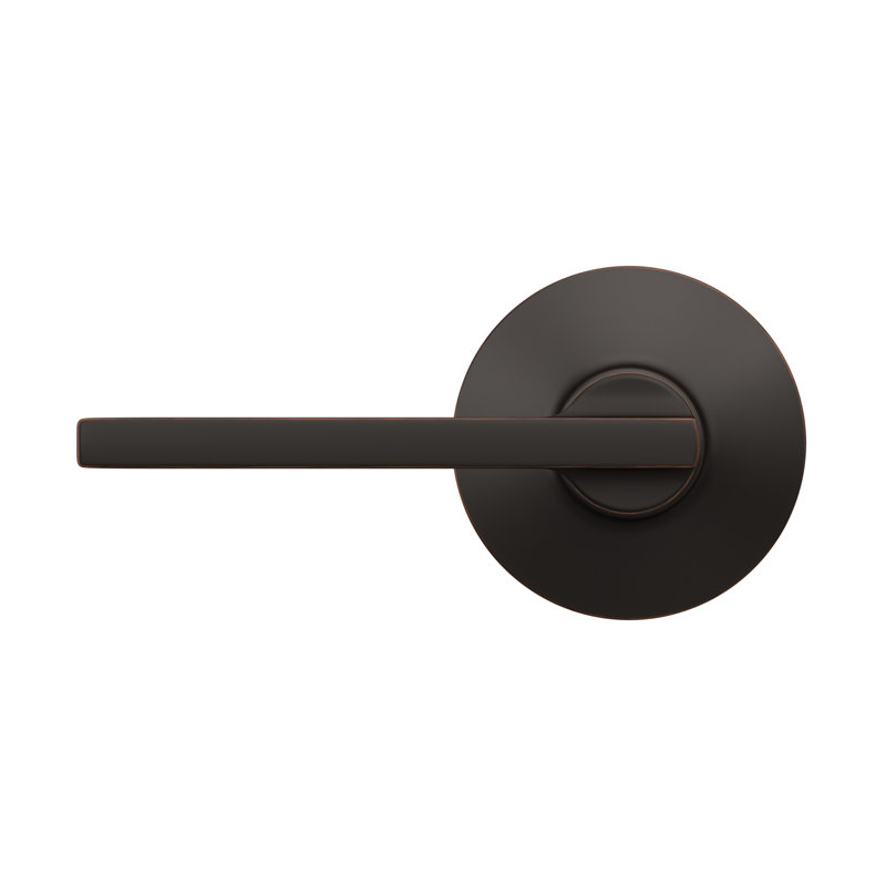 Latitude Lever Hall and Closet Lock, Aged Bronze