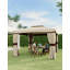 Pavillon de jardin en métal-100086863