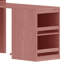 Armoire-penderie multifonctionnelle avec bureau pliable-450194022