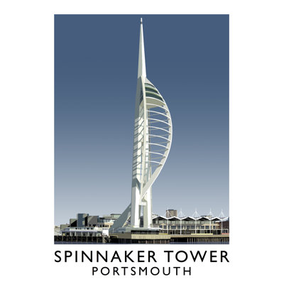 Spinnaker Tower by Richard O'Neil - Print