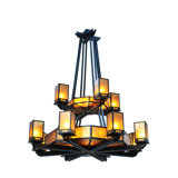 Rustic Lodge 28 - Light Chandelier