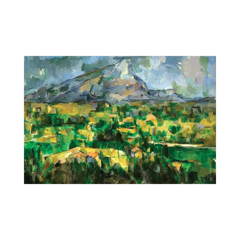 Mont Sainte-Victoire, C.1902 by Paul Cezanne - Wrapped Canvas Gallery-Wrapped Canvas Giclée, 20.32 cm H x 30.48 cm W