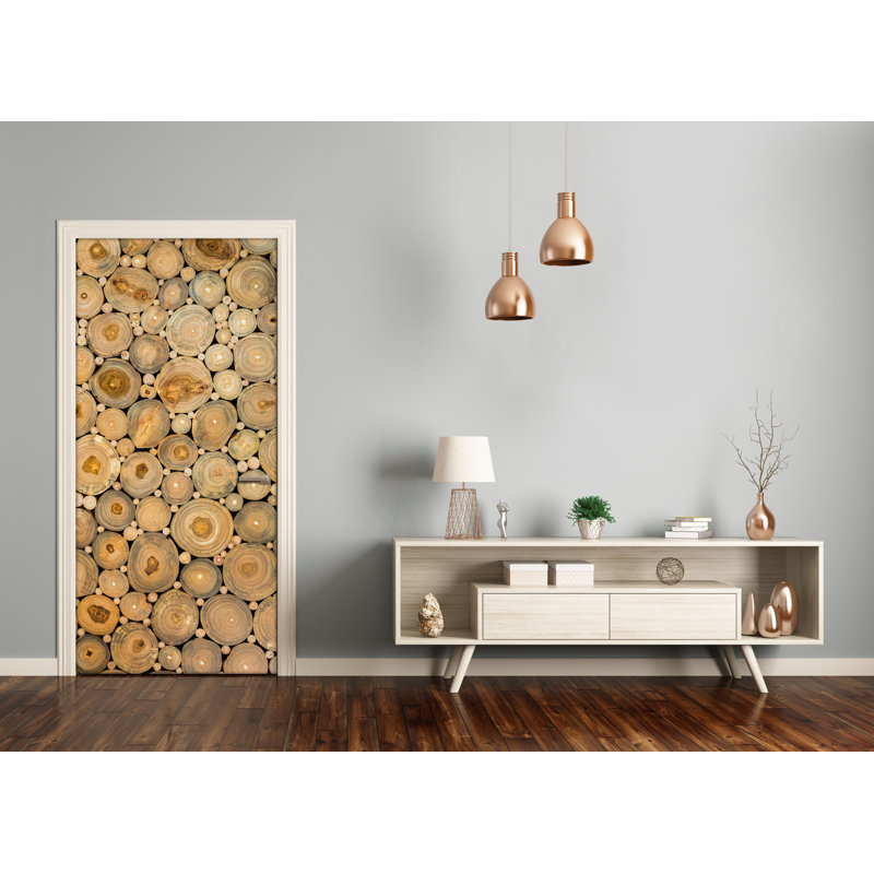 For Wood Trunks Door Decal