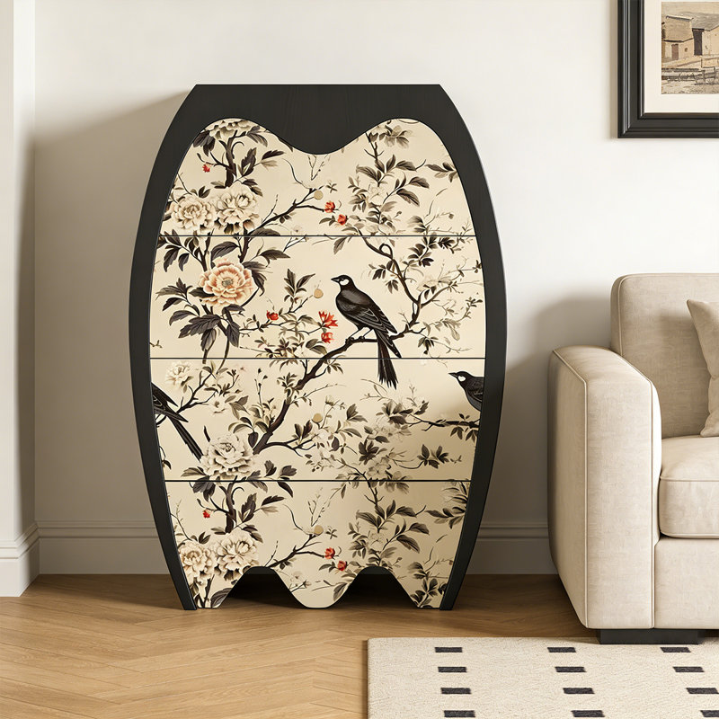 Commode à tiroirs Classical Floral