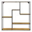 Kestwick 5 Piece Square Oak Solid Wood Accent Shelf