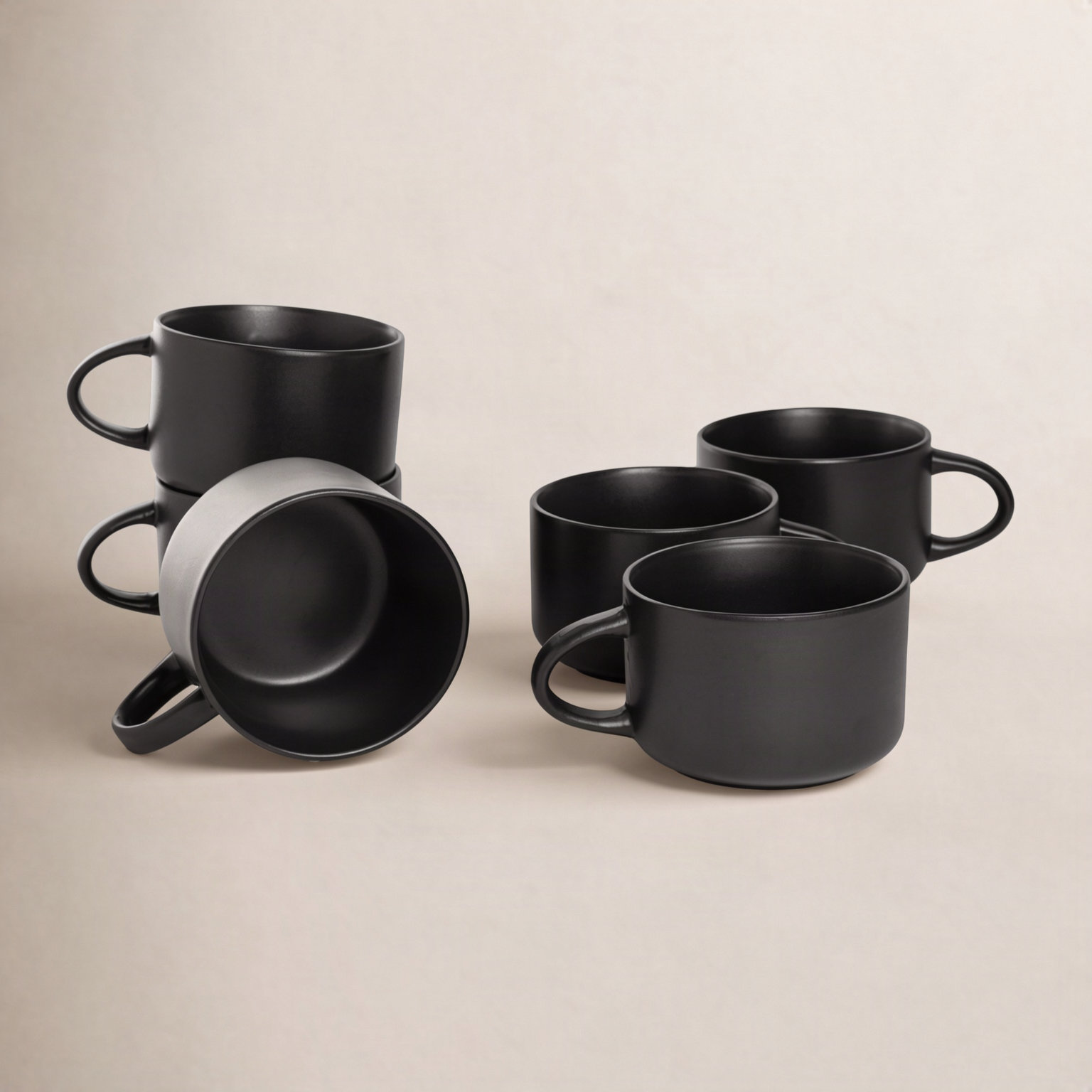 Wazee Matte Mug, Black