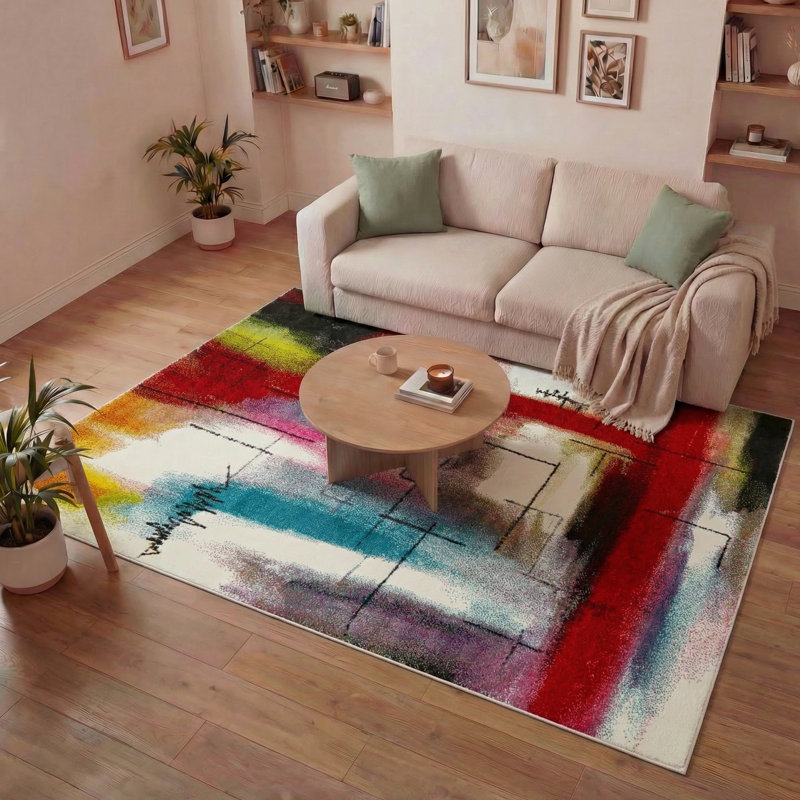 Abstract Area Rug, Rectangular 160 x 220cm