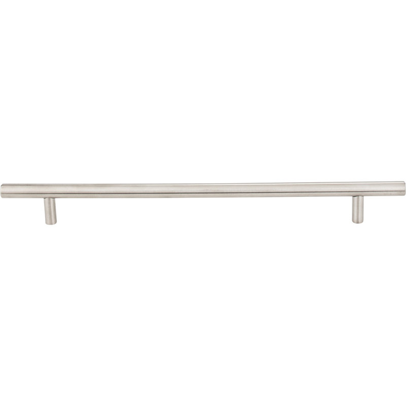 Stainless Steel Modern Industrial Bar Cabinet Pull, 13-1/8 in