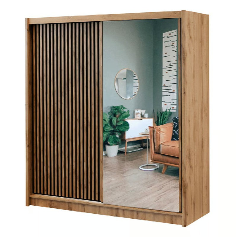 Borroff Manufactured Wood Wardrobe, White