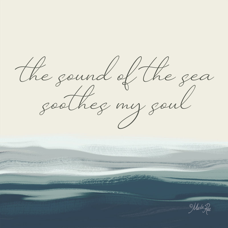 Le son de la mer, H 12 po x l 12 po