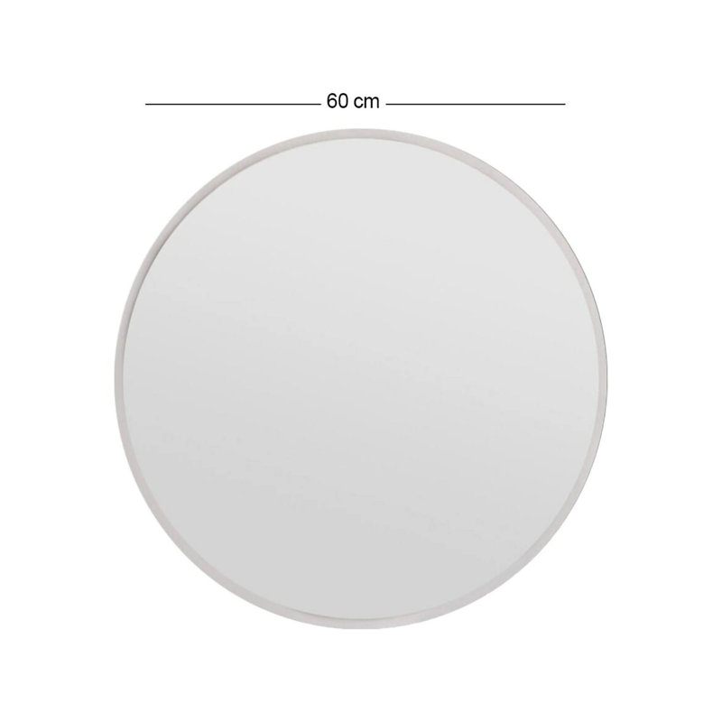Peerson Mirror, 60cm H x 2.20cm W, White
