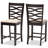Upholstered Counter Stool with Solid Wood Frame-356188771