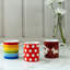 KitchenCraft 80ml Porcelain Rainbow Espresso Cups-89549850