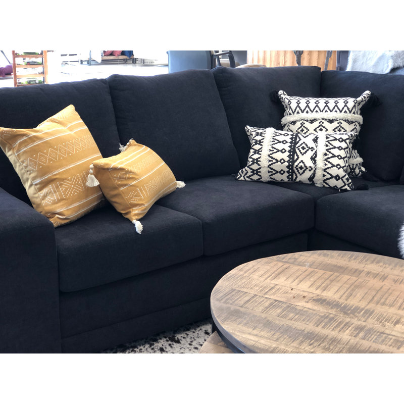 Housse de coussin en lin Selvidge - Insert décoratif élégant pour le salon ou la chambre à coucher - Confortable et élégant