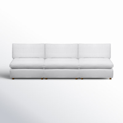 Jossa 113" Linen Modular Sofa