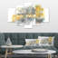 «Styron Moving in and Out of Circulation II Yellow Grey», reproduction d'art à multiples images sur toile