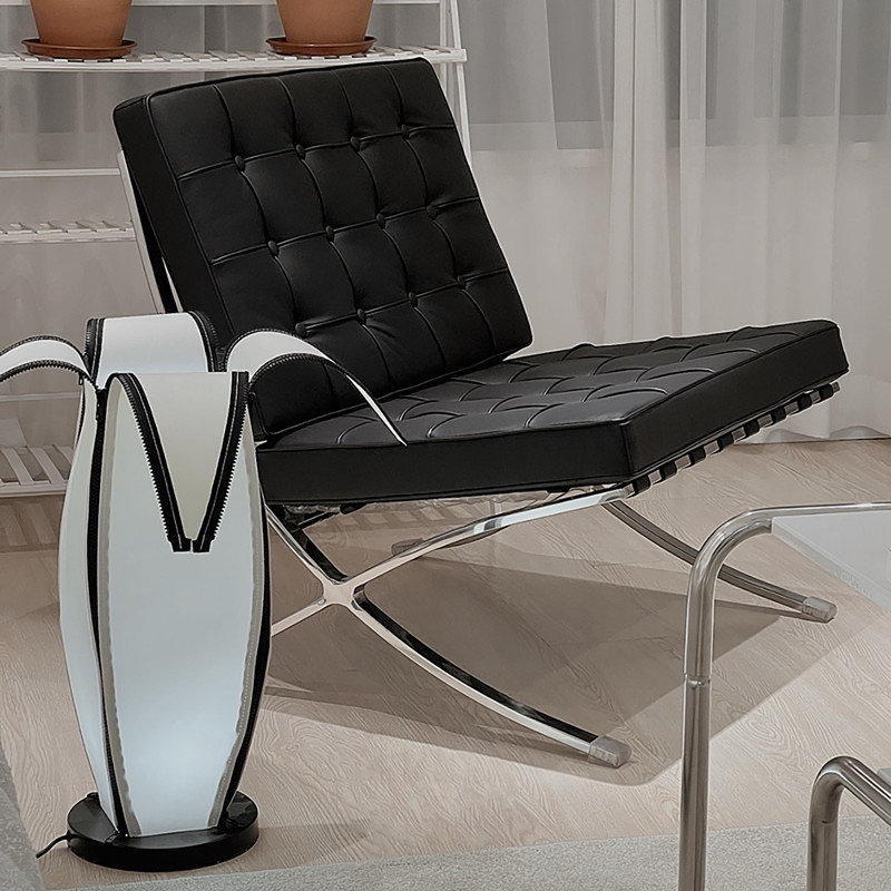 Méridienne pliable Mid-Century, Noir, noir, noir, noir
