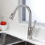 Robinet de cuisine rétractable à poignée simple