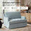Chaise parsons surdimensionnée avec accoudoirs uniques Terren-655891813