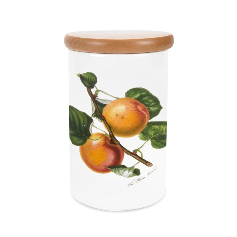 Pomona Apricot Storage Jar, 10.3cm H x 8.1cm W x 8.1cm D