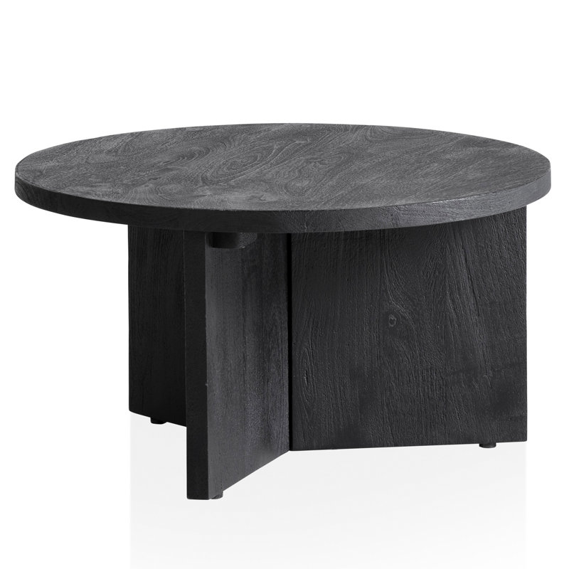 Oril Solid Wood Three Leg Coffee Table