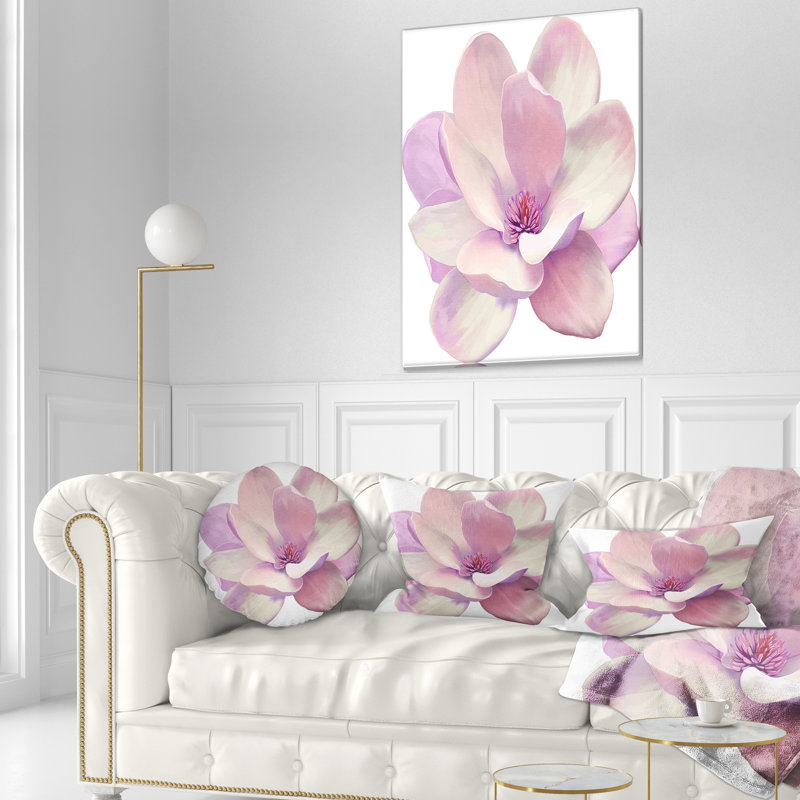 Coussin lombaire floral flowerswork jolie magnolia