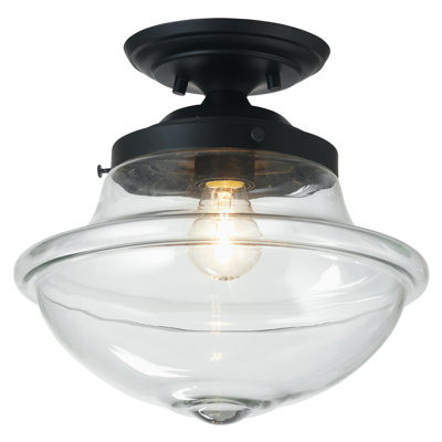 Ceasar Glass Flush Mount