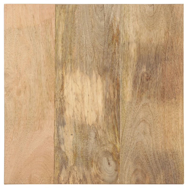 Adran Solid Wood End Table with Storage, Mango Wood