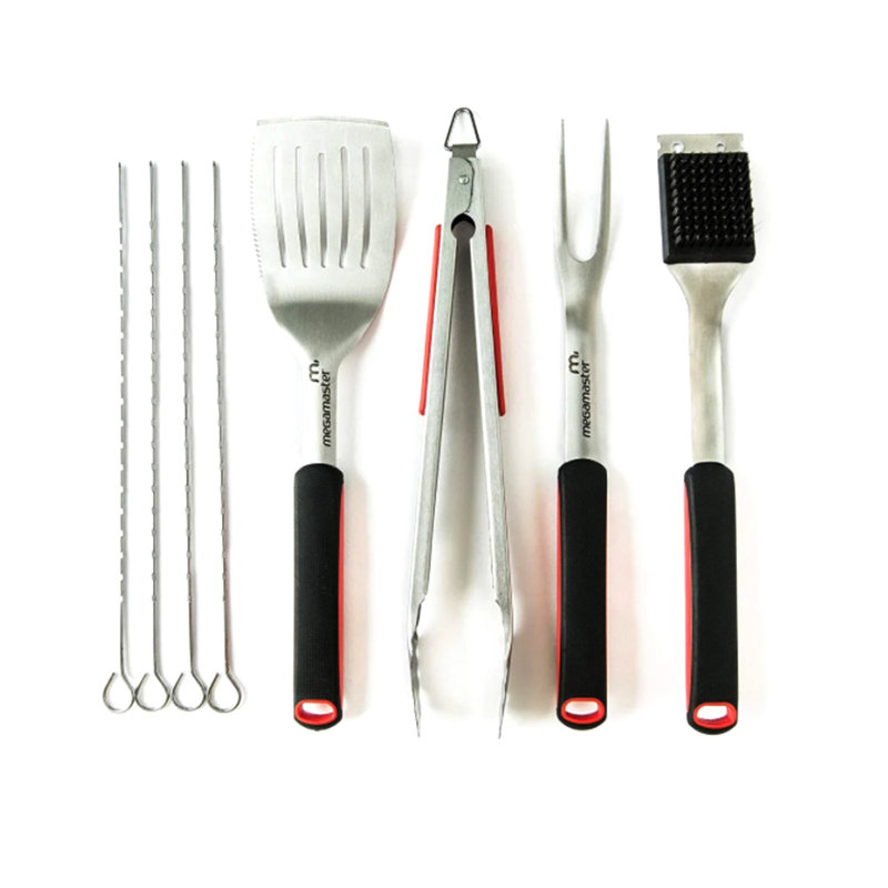 Megamaster Megamaster 8-Piece Grilling Tool Set