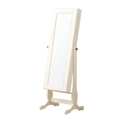 Armoire à bijoux autoportante avec miroir Antionette