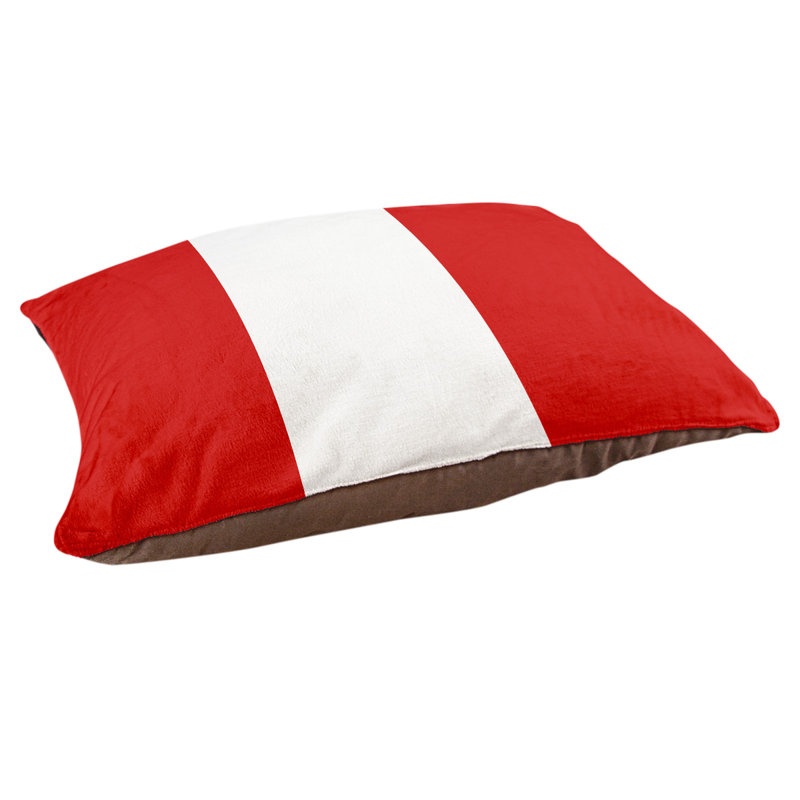 Coussin d'intérieur Las Vegas, Moyen (l 28 po x P 18 po x H 6 po), Rouge