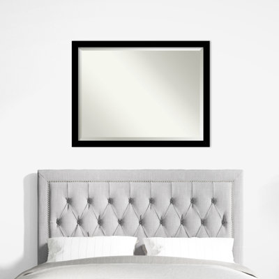 Jihyun Solid Wood Rectangle Wall Mirror