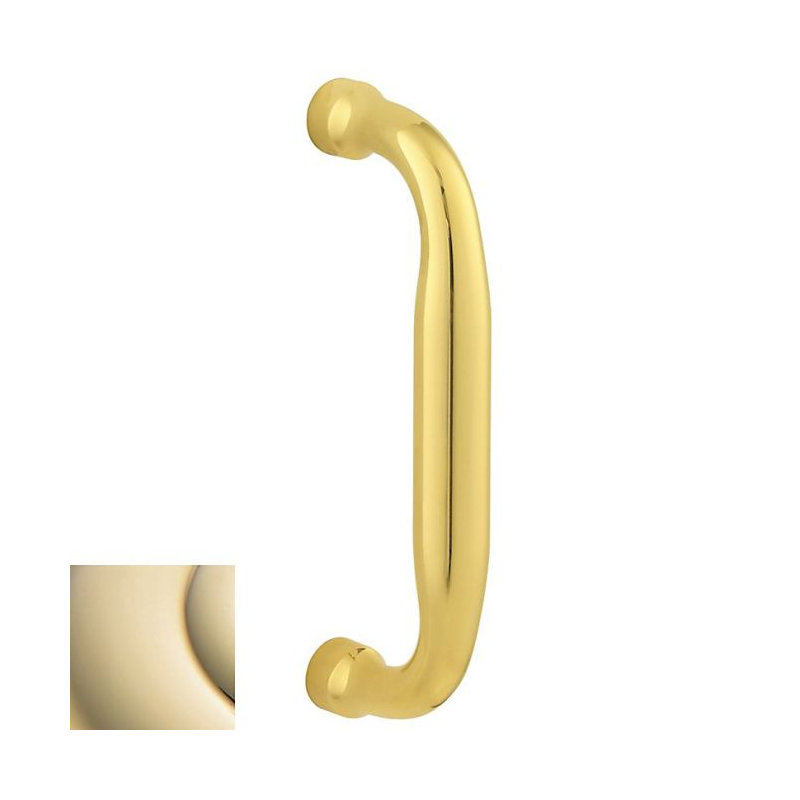 Utility Door Pull Plate, Lifetime Brass, 9.3" H x 2.9" W x 2.1" D