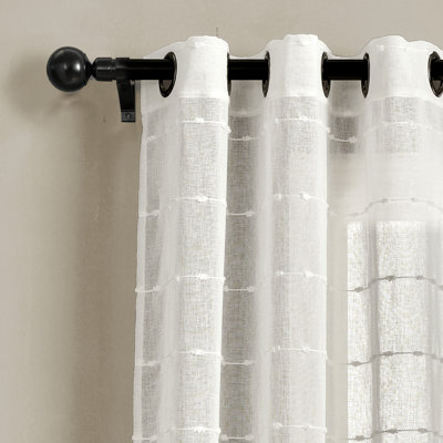Paire de rideaux transparents Farmhouse