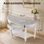 Console en bois avec tiroir et tablette, idéale pour une entrée.-907817592-907817594-907817595