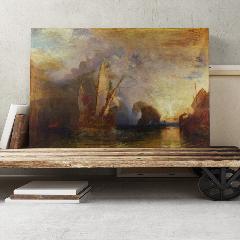 J.M.W. Turner - Wrapped Canvas Painting, 35cm H x 50cm W