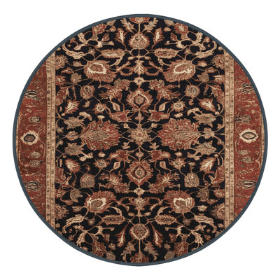 Machine Washable Persian Brown Area Rug