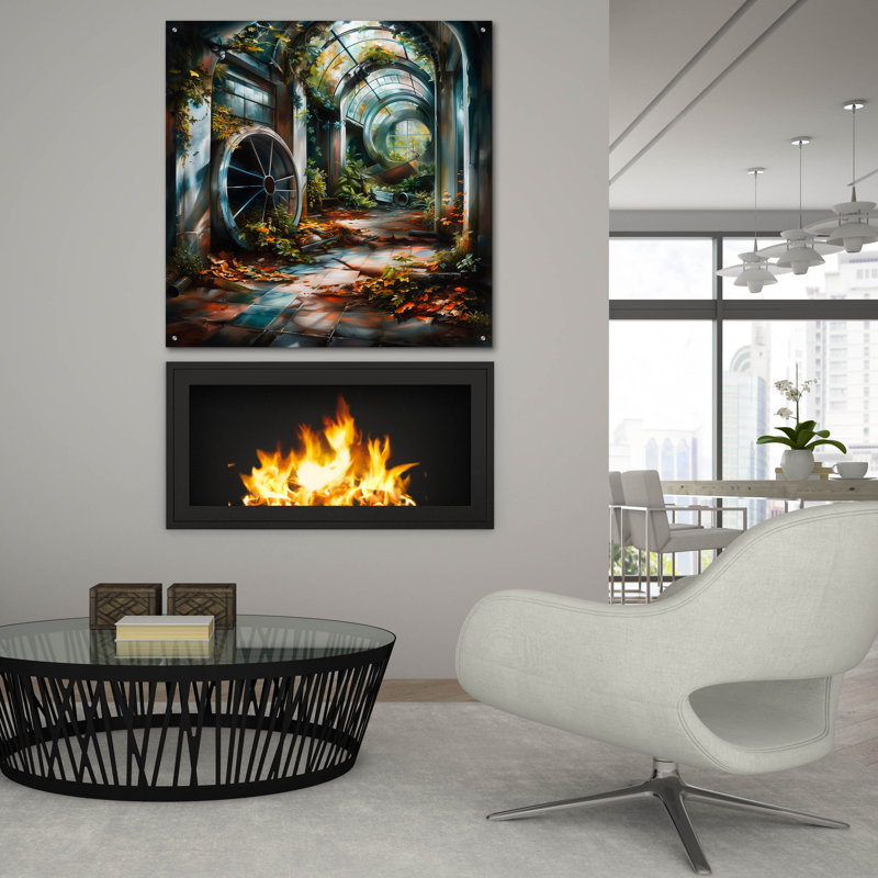 «Canopy Of Solitude», art mural en verre acrylique, H 36 po x l 36 po x P 0,2 po