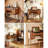 Nordic Solid Rubber Wood Dressing Table With Flip Top Mirror And Multi Drawer Storage