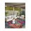 Tapis tissé à motif floral rouge, bleu et rose