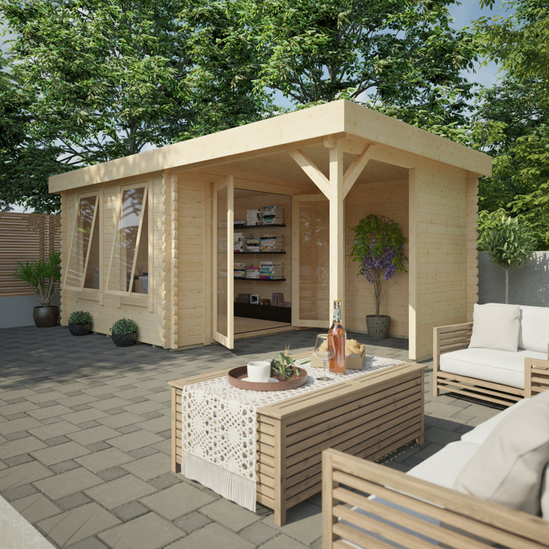 The Lakra Tongue & Groove Log Cabin 16x12w